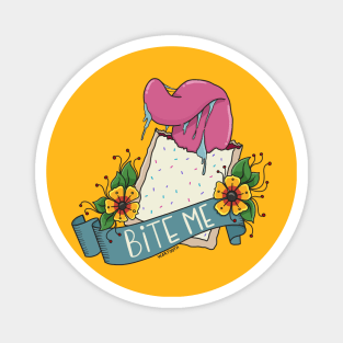 Bite Me - Poptart Vintage Tattoo Magnet